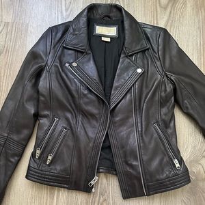 Michael Kors Genuine Leather Jacket